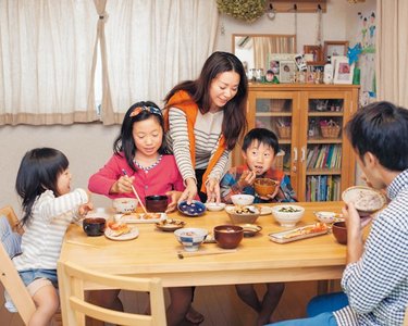 朝に家事を集中させれば夜は子ども達とゆっくり過ごせます♪