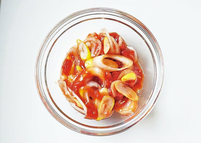 材料Aを混ぜ合わせておく