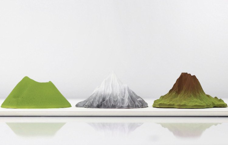 チョコの山脈ができるまで⑤「これがお菓子！？個性的な山脈が出来上がり」