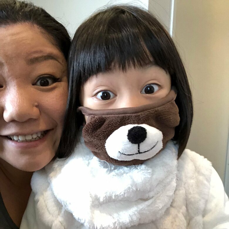 仲宗根泉さんと娘