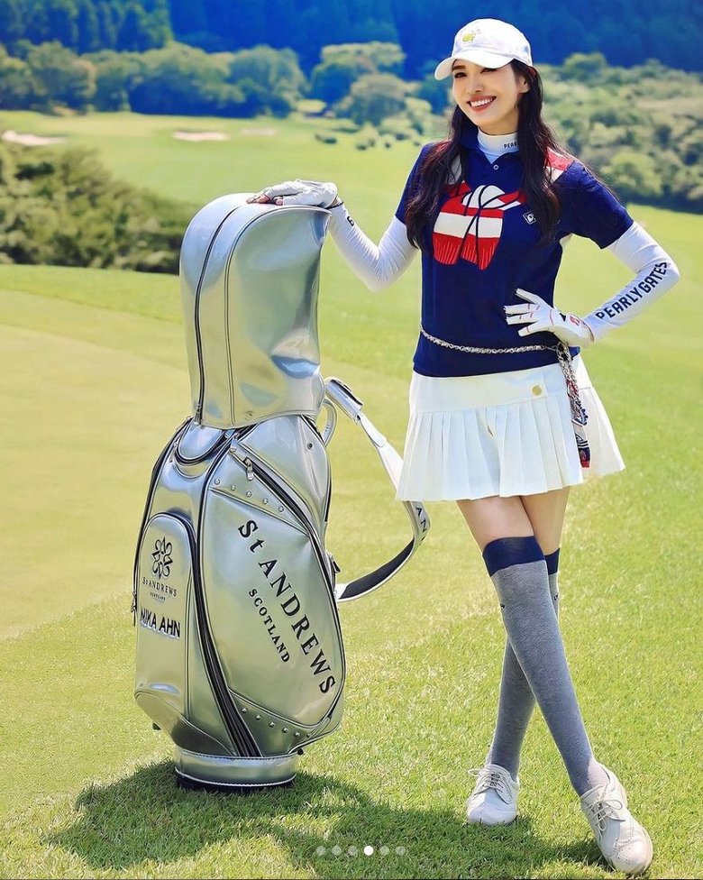 ゴルフウエアもお似合い