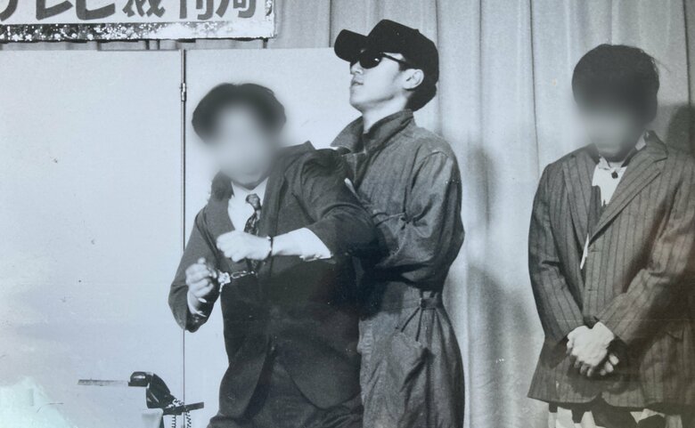 役者として初舞台を踏む清水さん