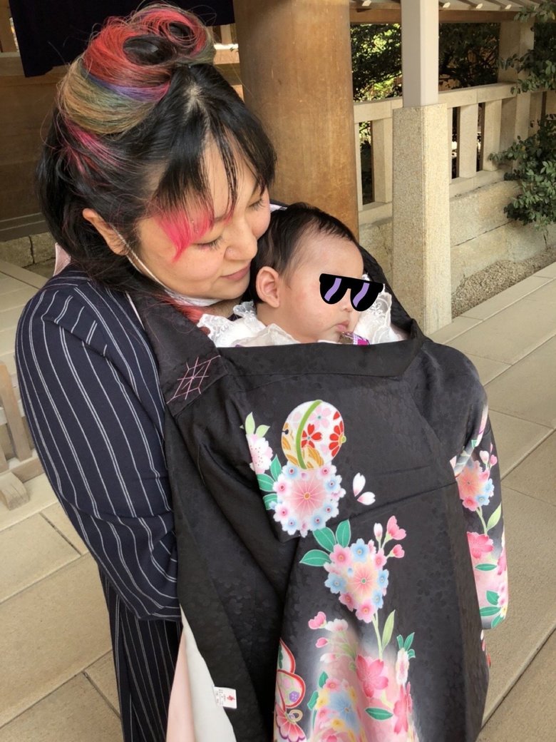 娘のお宮参りで