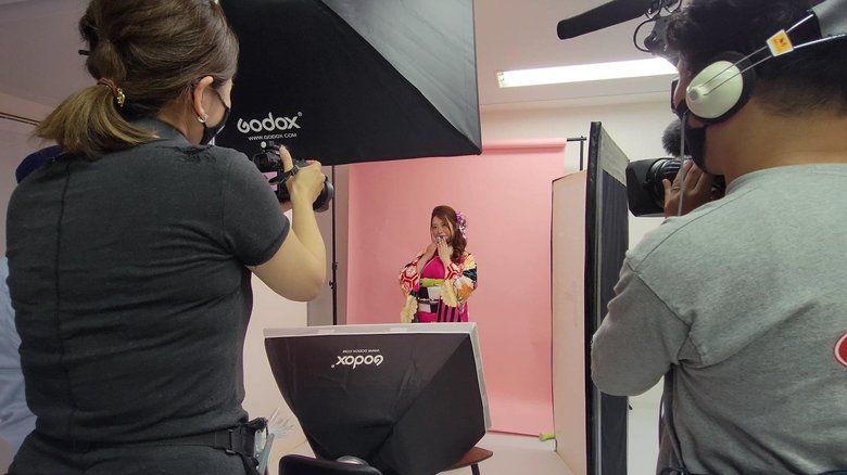 AYA世代のがん患者向けの振袖無料撮影会の様子。2021年から毎年夏に寄付を募って開催されています