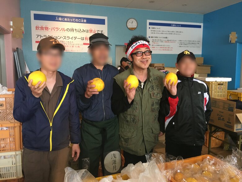 熊本の震災にて