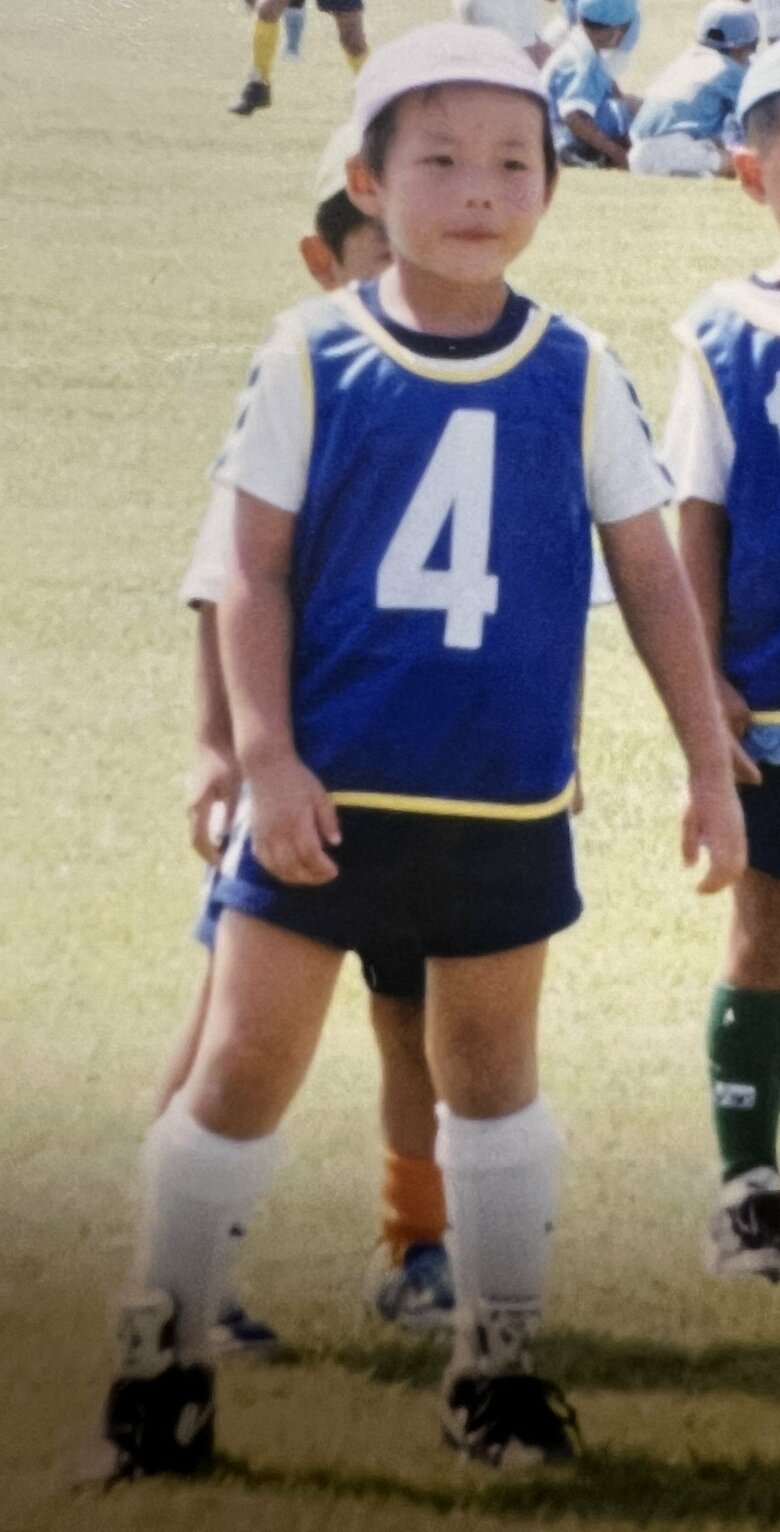 サッカーを始めたばかりのころの鈴木準弥選手