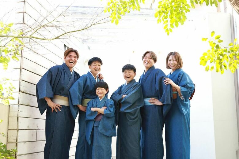 笑顔が素敵な大久保家の家族ショット