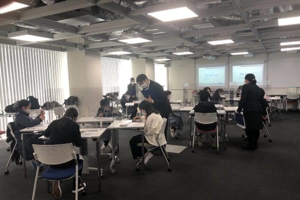 和洋九段女子の「PBL入試」の様子（画像提供：首都圏模試センター）