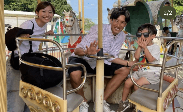 「浜名湖パルパル」を楽しむ久冨さんファミリー