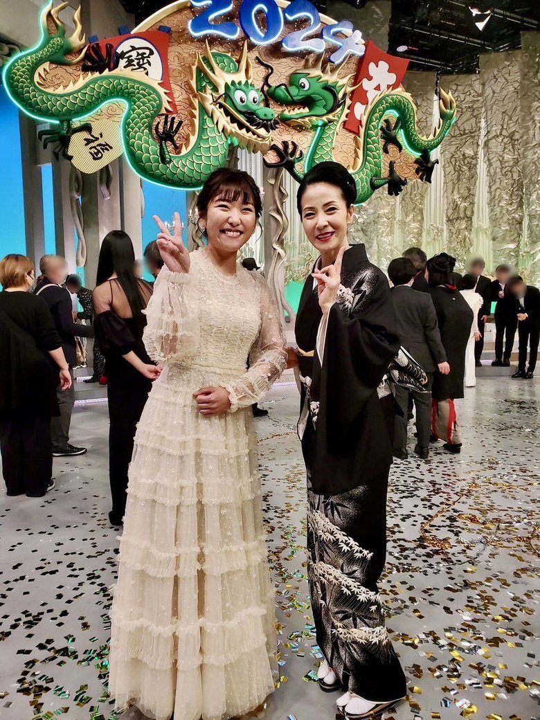 坂本冬美さんと森山愛子さん