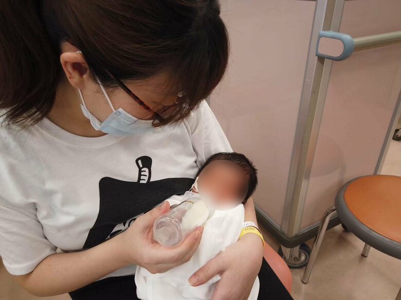 ようやく会えたわが子。愛おしすぎてずっと胸がドキドキしていました