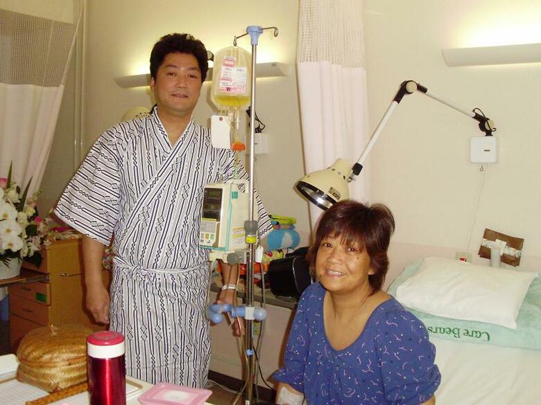 術後、互いに真っ先に相手の無事を尋ねた