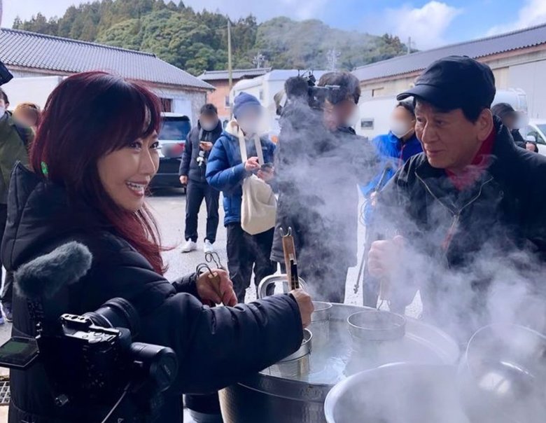 能登震災　炊き出し風景