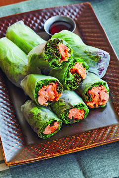 鮭の韓国風生春巻きレシピ
