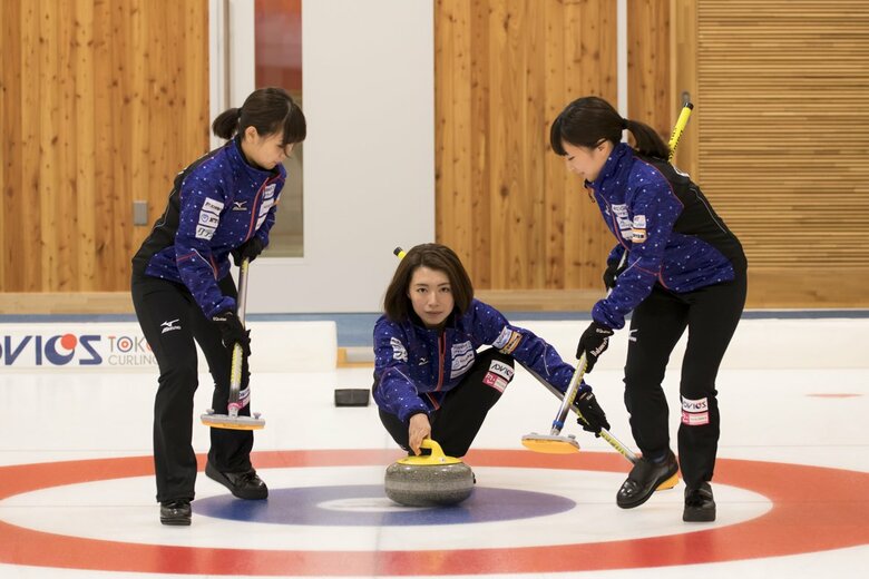 長男を出産後、リンクでの練習に復帰した本橋さん