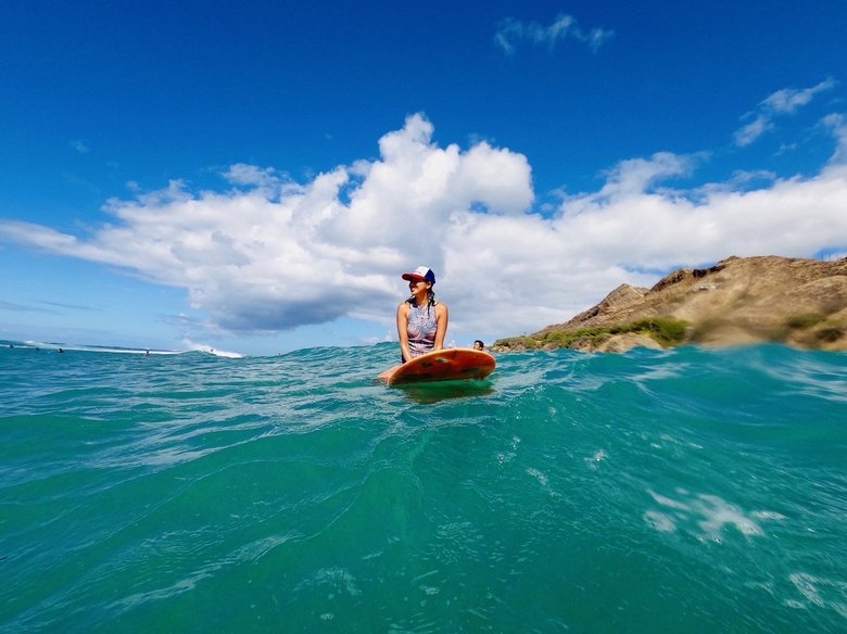 朝からサーフィンをすることも多かったそう
