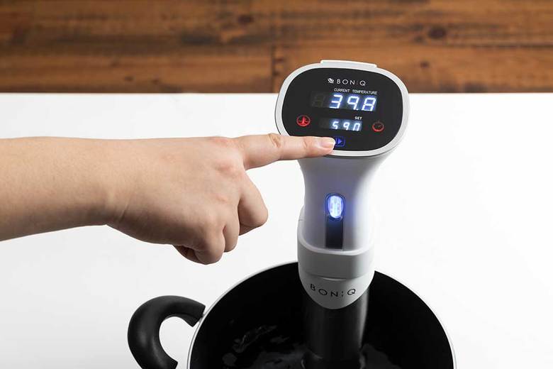 ▲設定するのは温度と時間だけ。温度は5～100℃の間で0.5℃単位、時間は1分～99時間59分まで設定できる。