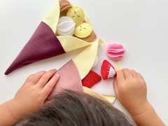 人気のフェルトおままごと！簡単クレープセットを作ろう