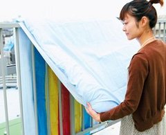 【裏技】柵の汚れを気にせずふとんを干す方法