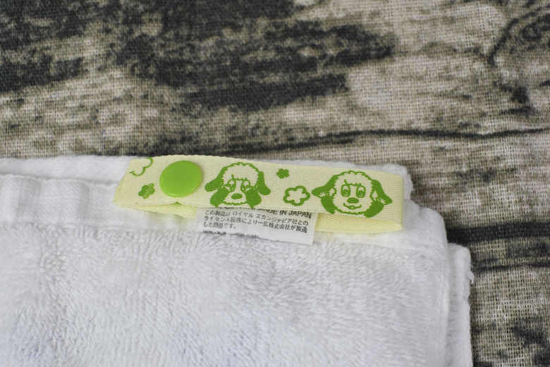 ダイソーおすすめ商品「お名前タグ」の使用中画像