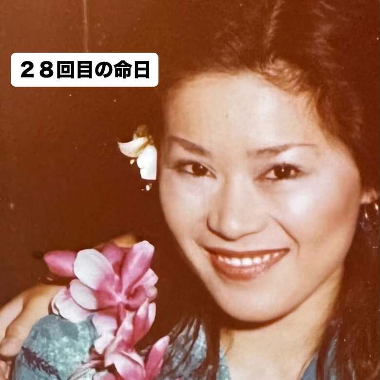 あぢゃさんが中2のときに亡くなった母