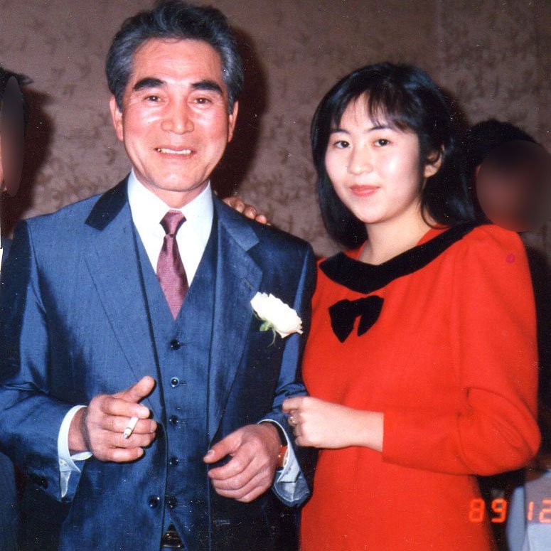 諏訪さん大学生の頃、ダイヤ精機の忘年会にて