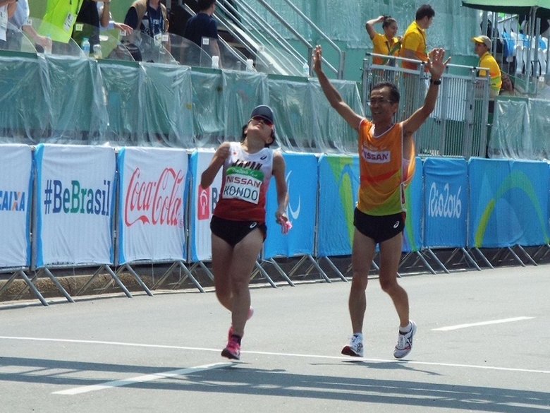 2016年リオパラリオンピックでは視覚障害者女子マラソンで5位入賞
