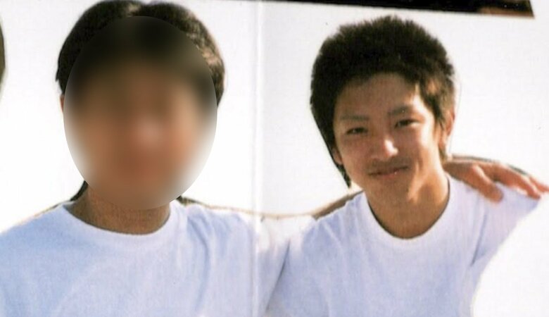 高校生のとき、高校時代の恩師と