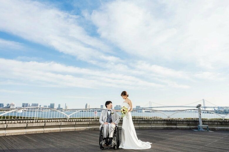 2023年、結婚式の前撮り写真