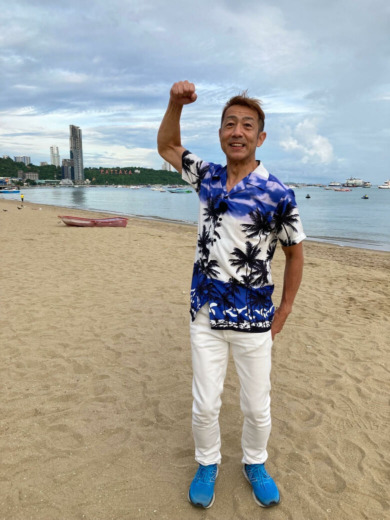 2022年8月に訪れたタイのパタヤビーチにて