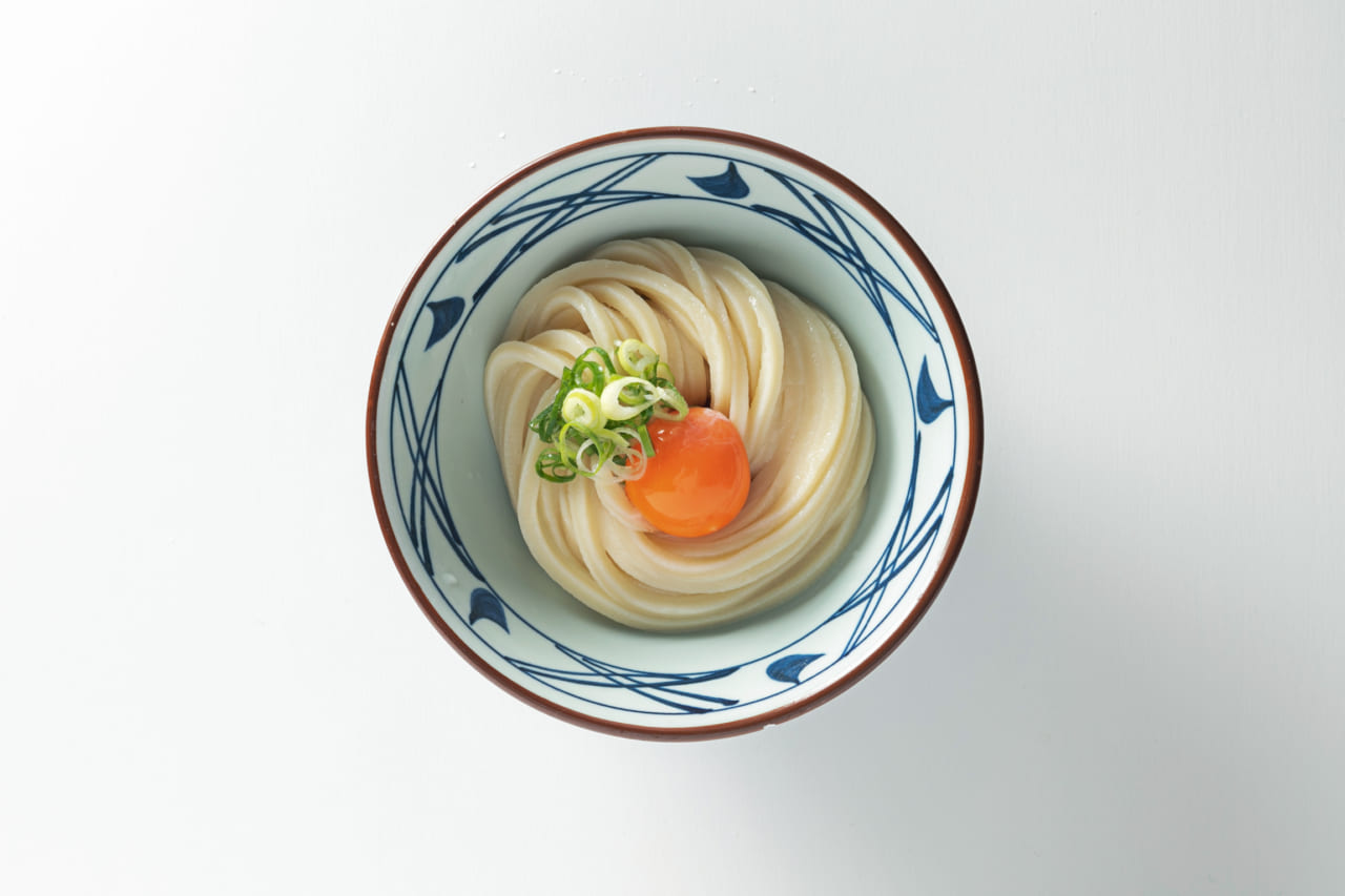 丸亀製麺の釜玉うどん