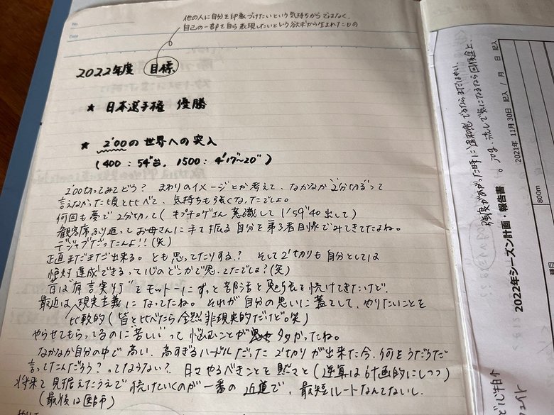 広田さんがリハビリ続きのときに書いた夢日記