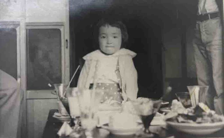 間光代さん3歳のころ