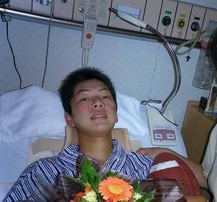 入院中の中村さん