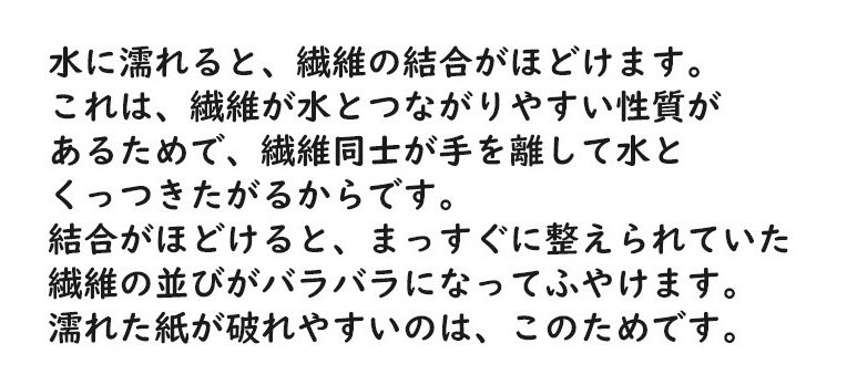 「濡れた紙がシワになる理由(4/6P)」