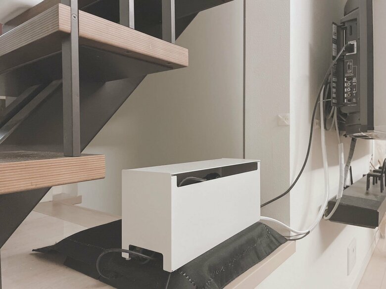 フネさんの“無印”愛用品①『スチールタップ収納箱フラップ式』／「上質で使いやすく見た目も申し分ないシンプルさです」