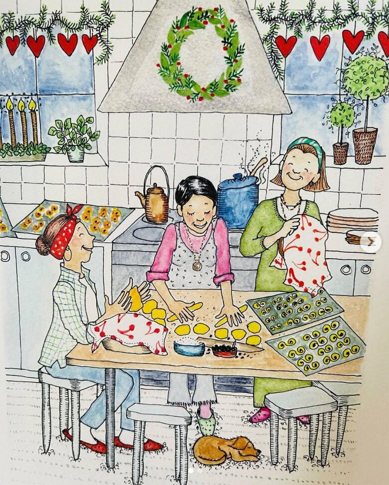 思わずほっこり！温かなタッチの自作イラスト