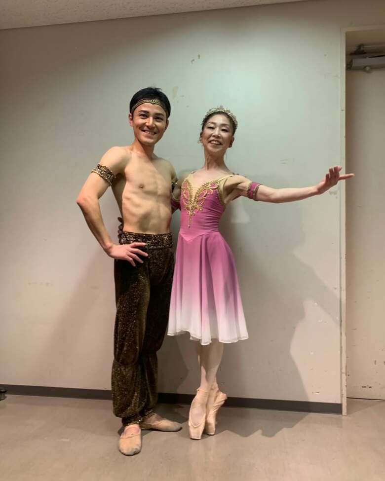 2025年3月に下島功佐さんとバレエの舞台にて