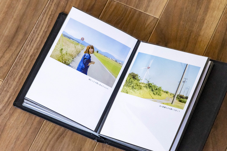 プロポーズのときに渡した手作りのアルバム