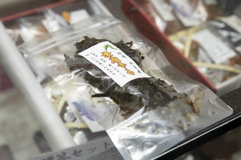 千恵子さんプロデュースの葉唐辛子