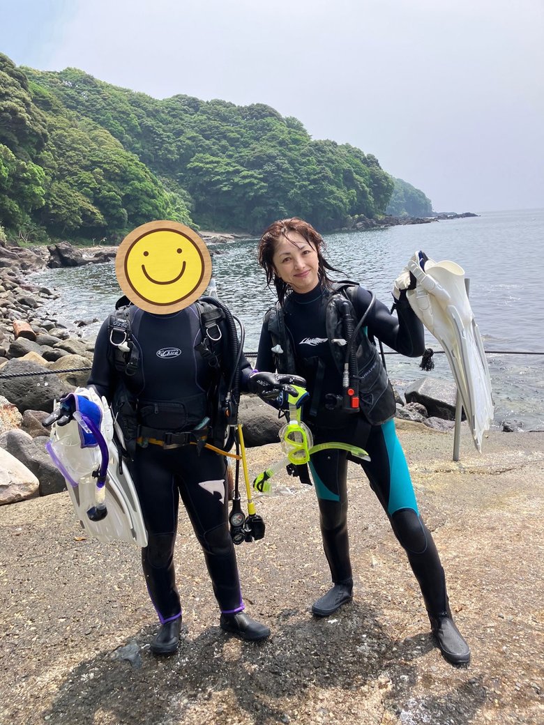 娘さんと趣味のスキューバダイビングへ