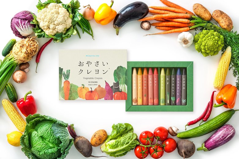 意外な発想で業界に旋風を巻き起こした「おやさいクレヨン」