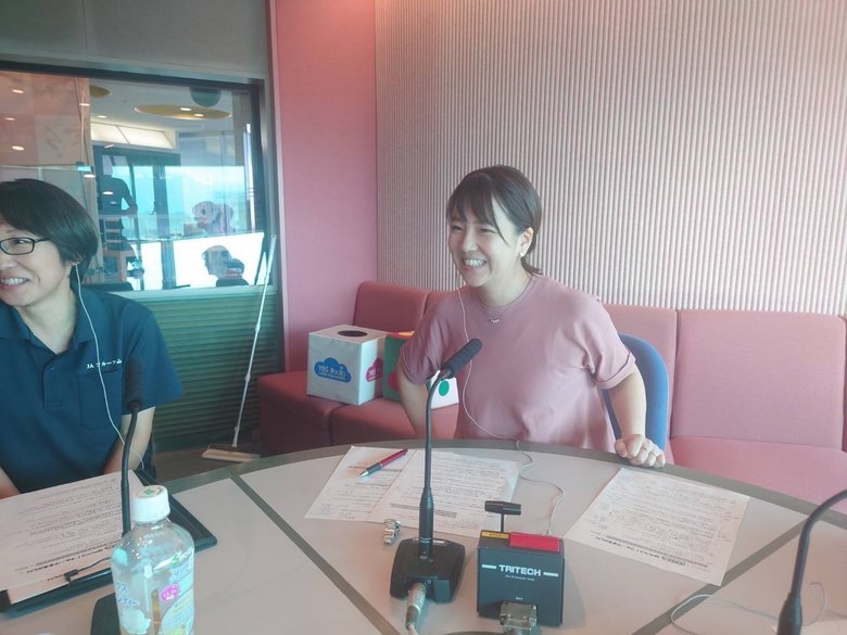 ラジオでは共演者のウド鈴木さんから「ボケもツッコミもノリもいいね」と  言われたことも　