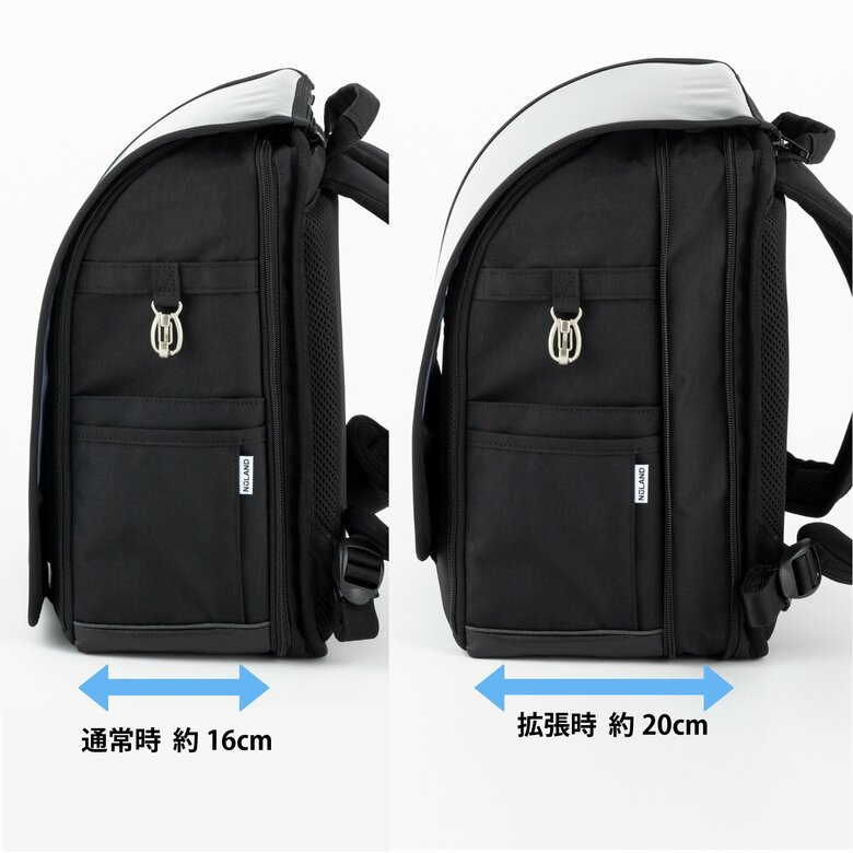 マチ幅を拡張させれば容量がアップするなど、荷物の多い週末や週初には重宝すると好評