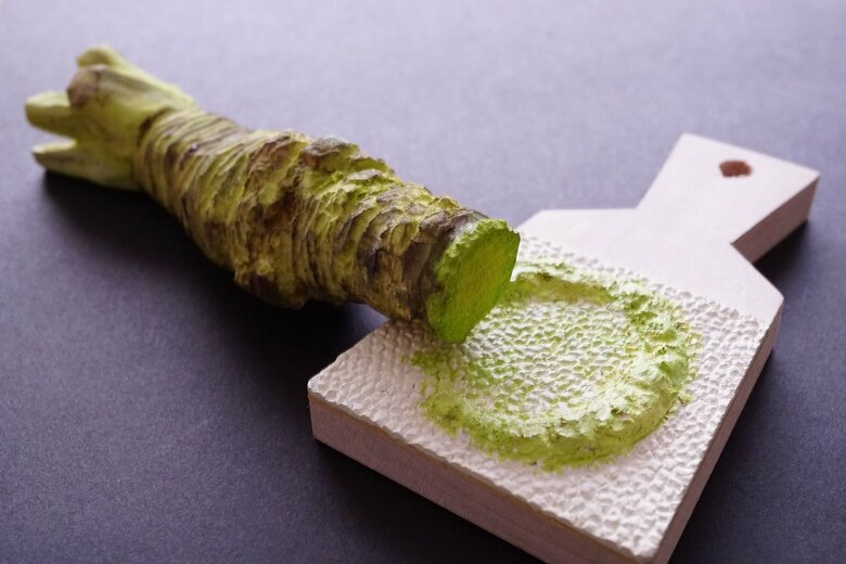 木彫り作品「わさび」