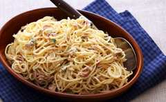 梅と大葉の和風パスタサラダ「軽い主食としてもイケる！」