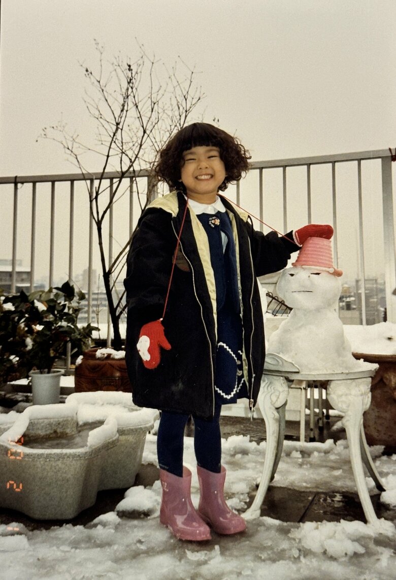 闘病中でも、痛みや熱がないときは笑顔で過ごせた
