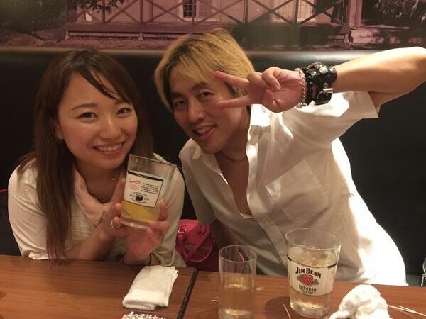 2014年ごろ。交際中のふたり