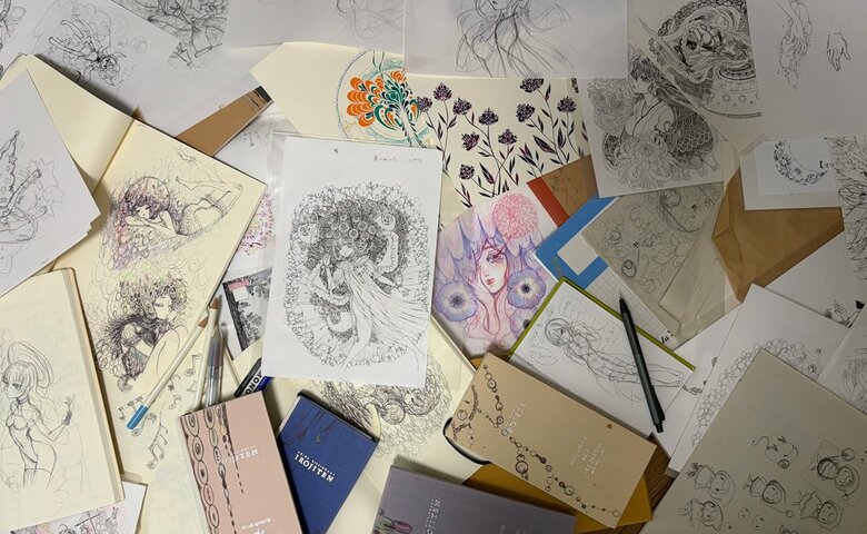 繊細でかわいらしいはるさんのイラスト