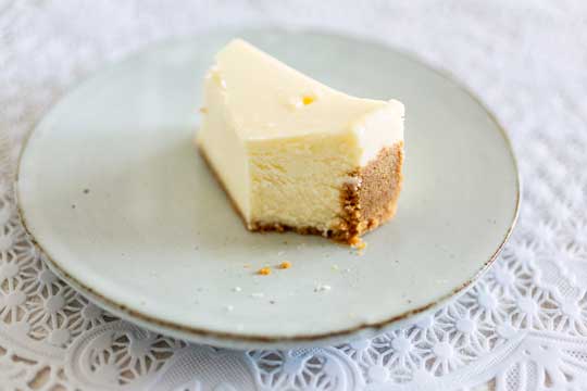 成城石井のビストロプレーンチーズケーキの断面